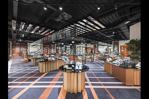 Trainers on display in the Flannels Blanchardstown store